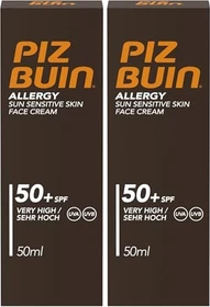 Piz Buin Allergy Sun Sensitive Skin Face Cream LSF50+, 50ml