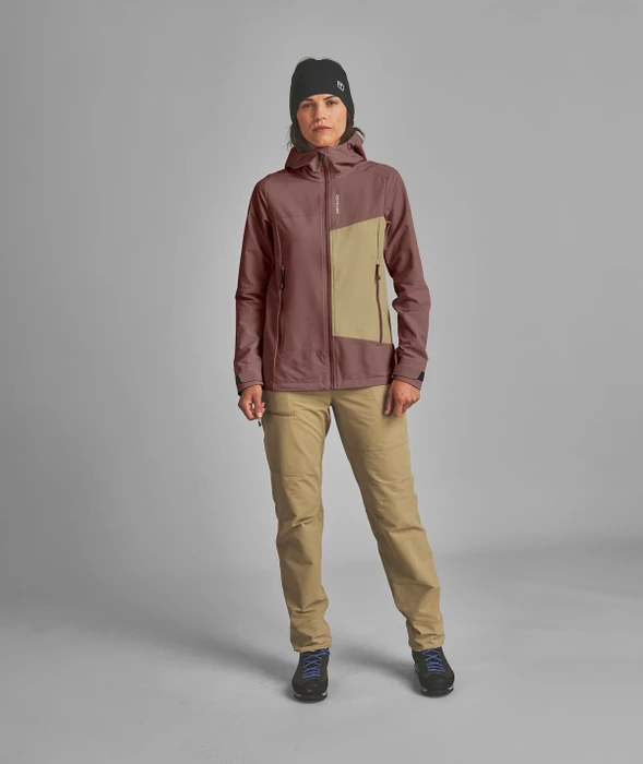 Ortovox Seceda Softshell Funktionsjacke chestnut (Damen)