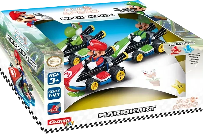 Carrera Pull & Speed Mario Kart - 3Pack