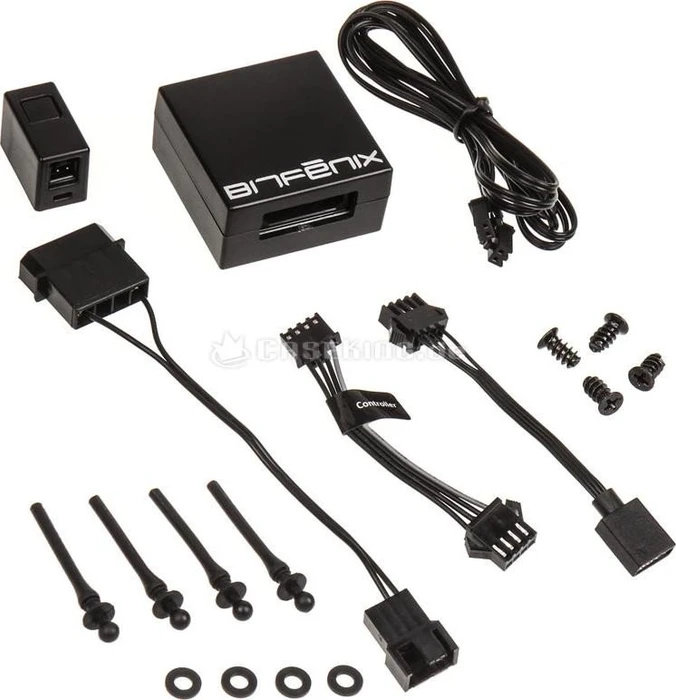 BitFenix Spectre Pro RGB schwarz, LED-Steuerung, 120mm
