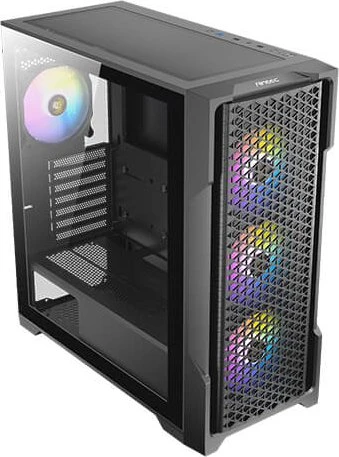Antec AX90, schwarz, Glasfenster