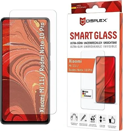 Displex Smart Glass für Xiaomi Mi 11i/Redmi Note 10 Pro