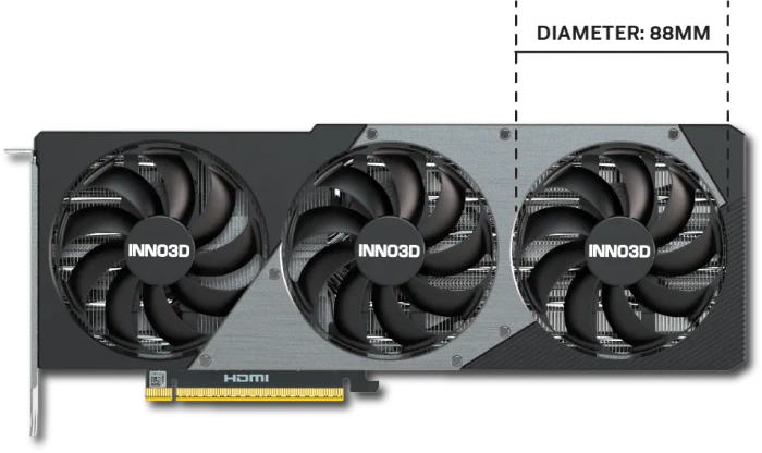INNO3D GeForce RTX 5070 X3 OC, 12GB GDDR7, HDMI, 3x DP