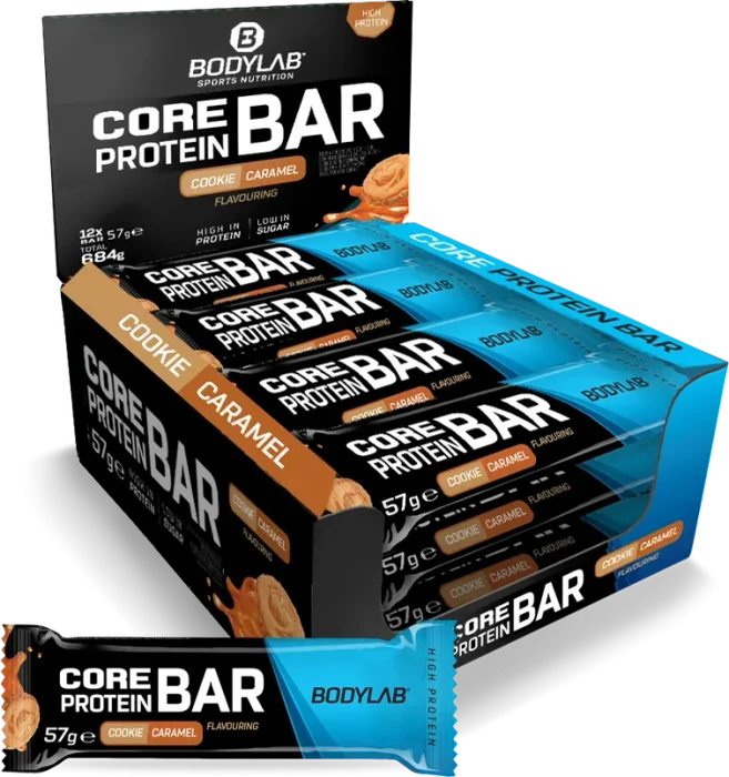 BodyLab24 Core Protein Bar Cookie Caramel 684g (12x 57g)