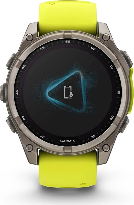 Garmin Fenix 8 47mm Sapphire Solar titanium/amp yellow-graphite