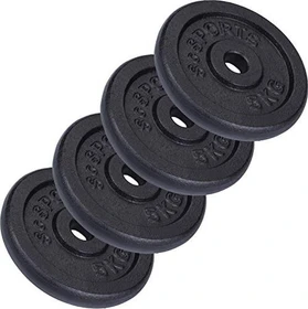 ScSports Gusseisen Hantelscheibe 4x 5kg