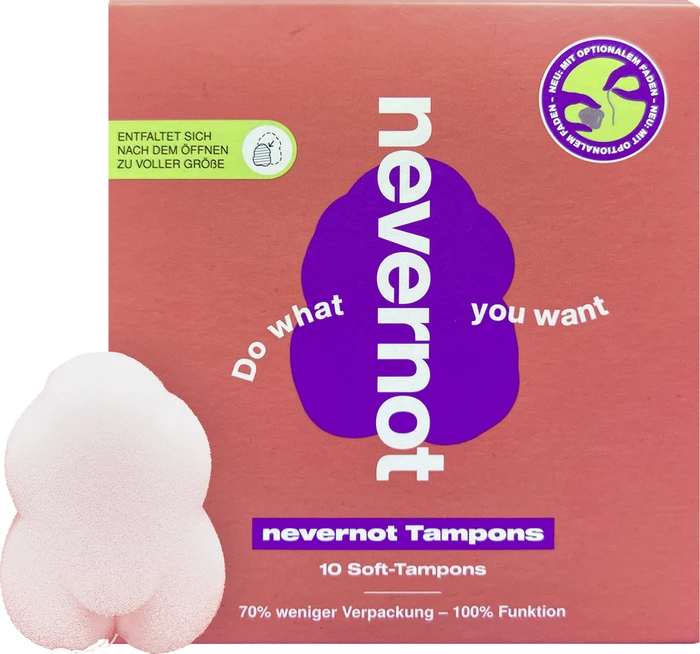 nevernot Soft-Tampons, 10 Stück