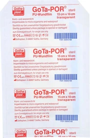 Gothaplast GoTa-POR PU-Wundfilm steril, 10 x 15cm, 1 Stück