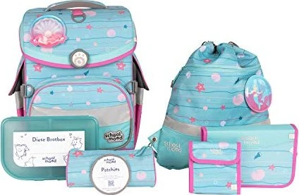 School-Mood Timeless Air+ Lilly Schultaschen-Set, 7-tlg.