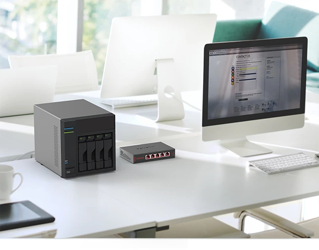 Asustor Desktop 2.5G Switch, 5x RJ-45