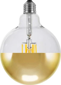 Segula Vintage Line Filament LED Globe Spiegelkopf gold 6.5W/927 E27