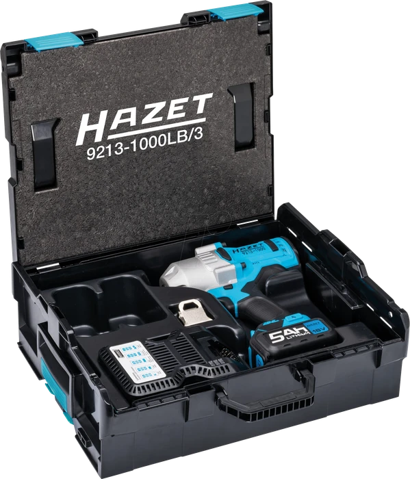 Hazet 9213-1000LB/3 Akku-Schlagschrauber inkl. L-Boxx + Akku 5.0Ah