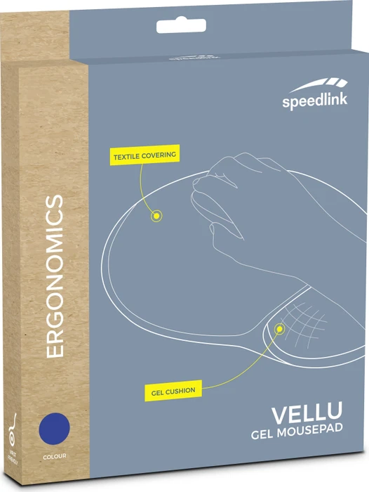 Speedlink Vellu Gel Mousepad blau