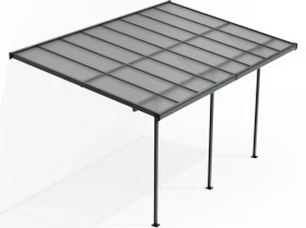 Juskys Borneo Terrassenüberdachung 5x3m anthrazit