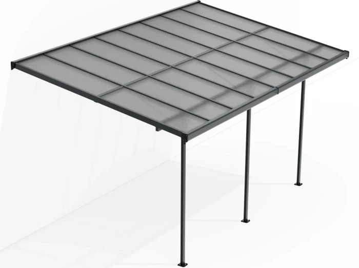 Juskys Borneo Terrassenüberdachung anthrazit