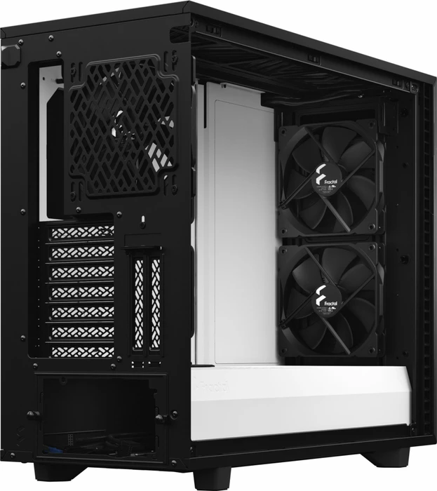 Fractal Design Define 7 Black/White TG Clear Tint, Glasfenster, schallgedämmt