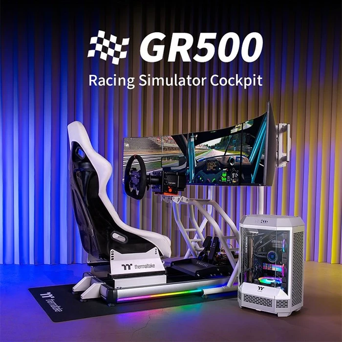 Thermaltake Racing Simulator Cockpit GR500, weiß