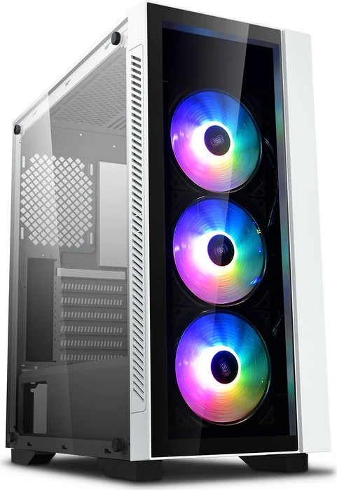 DeepCool Matrexx 55 V3 ADD-RGB WH 3F, weiß, Glasfenster