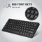 Perixx Periboard-416 Mini Keyboard, schwarz, LEDs weiß, USB & USB-C, US Vorschaubild