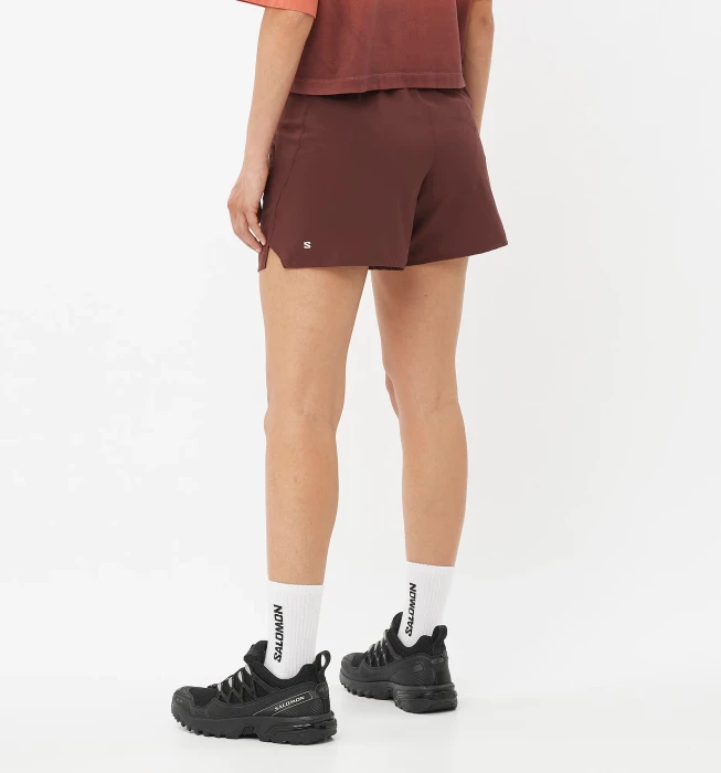 Salomon Shakeout Core 4" Laufhose kurz decadent chocolate (Damen)