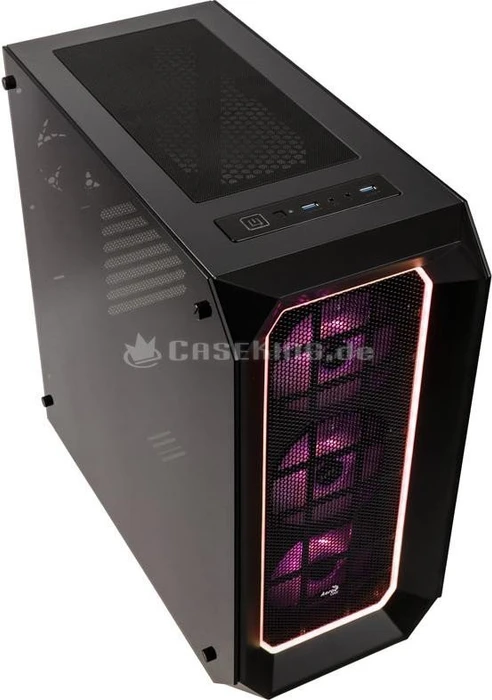 AeroCool Project7 P7-C0 Pro schwarz, Glasfenster