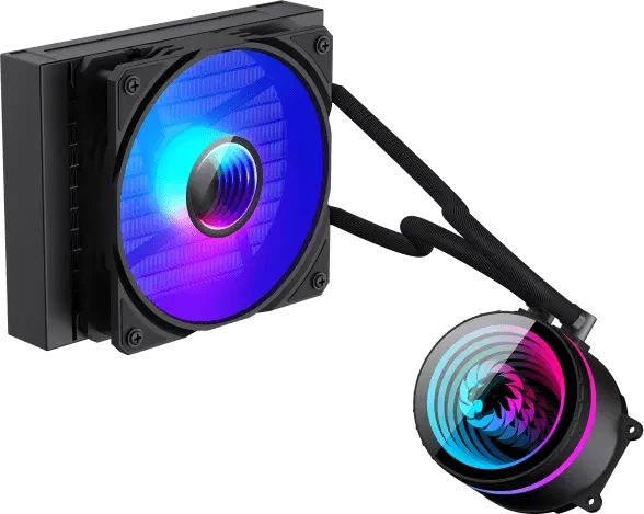 GameMax IceBurg 120mm BK, schwarz