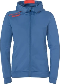 Kempa Player Hood Trainingsjacke ice grey/fluo red (Damen)