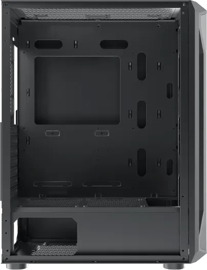 Xigmatek Gaming X, schwarz, Glasfenster