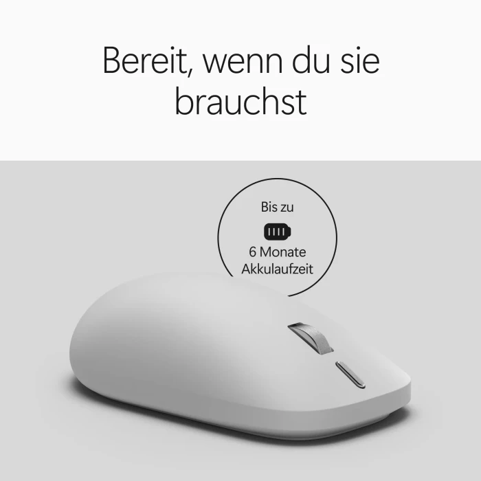 Microsoft Surface Mouse 2. Edition, platin, Bluetooth