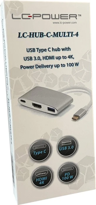 LC-Power USB-Hub, USB-C 3.0 [Stecker]
