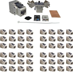 EFB Elektronik RJ-45 Keystone Module, RJ-45 Buchse via Verlegekabel Cat6a, STP