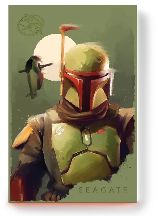 Seagate FireCuda Gaming HDD - Boba Fett Special Edition, 2TB, +Rescue, USB 3.0 Micro-B