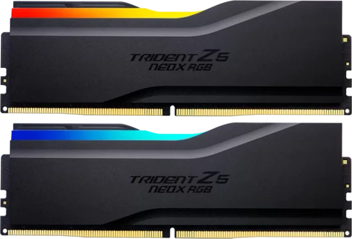 G.Skill Trident Z5 NeoX RGB Matte Black UDIMM 32GB Kit, DDR5-6000, CL26-36-36-32