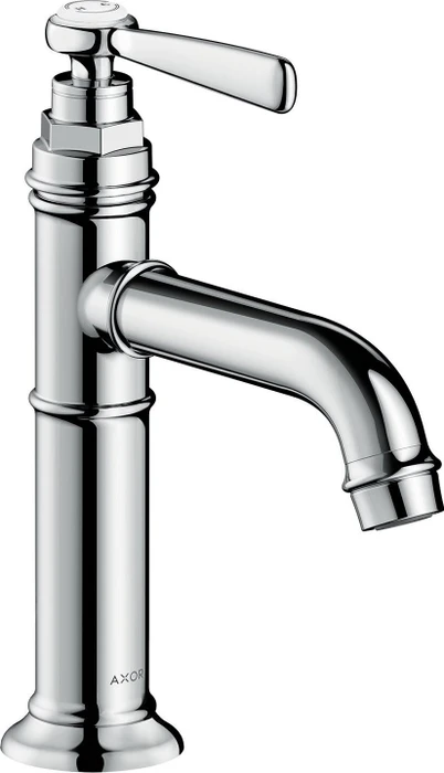 hansgrohe Axor Montreux Waschtischarmatur 16516820 Ausladung 142mm, mit Hebelgriffen, unverschließbare Ablaufgarnitur, brushed Nickel Image