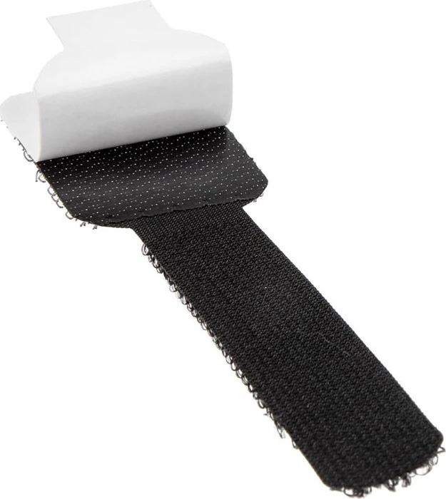 LABEL THE CABLE LTC Wall Klett-Kabelhalter, schwarz, 50er-Pack