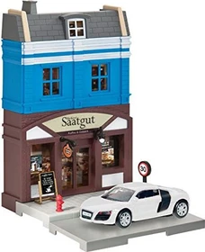 Herpa City Bäckerei mit Audi R8