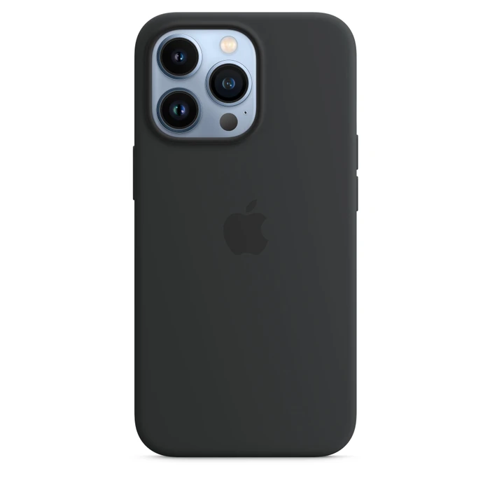 Apple Silikon Case mit MagSafe für iPhone 13 Pro Mitternacht