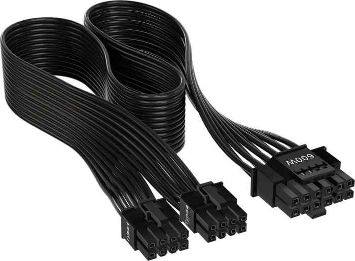 Corsair Strimer Wireless 2x8-PIN, 2x 6/8-Pin PCIe Verlängerungskabel Typ-4-Netzteilkabel