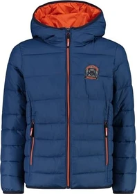 CMP Boy's Hooded Color Block Padded Jacke bluestone (Junior)