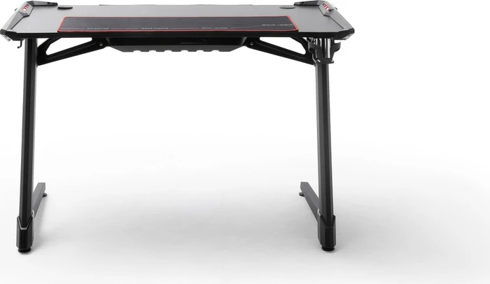 DXRacer Gaming Desk MASTER LED Schreibtisch 119x64cm schwarz/schwarz