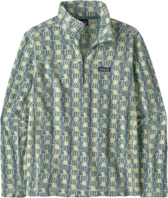 Patagonia Micro D Fleece Pullover sun quilt: blue sage (Herren)