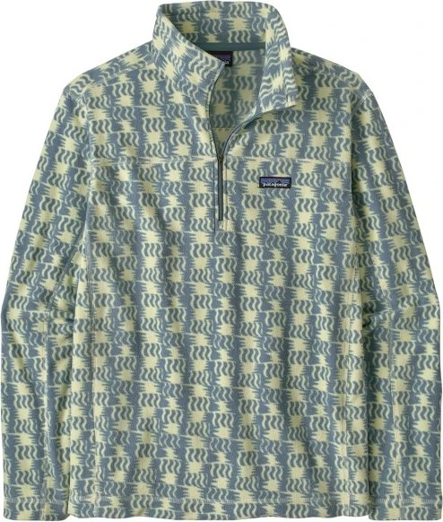 Patagonia Micro D Fleece Pullover sun quilt: blue sage (Herren)