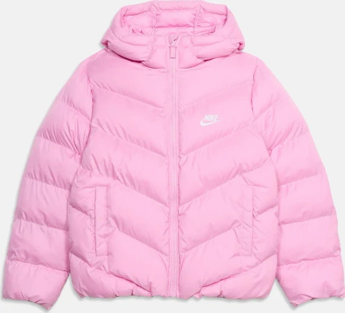 Nike NSW All Day Play Puffer Jacke pink rise/white (Junior)