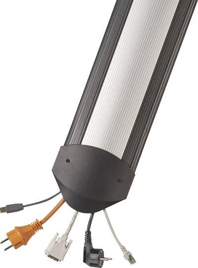 Serpa EasyLoader Alu B15 Kabelkanal, 150x17mm, 1.5m, schwarz