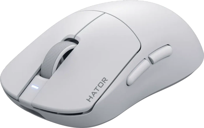 Hator Quasar 3S Ultima 8K Wireless Gaming Mouse weiß, USB/Bluetooth