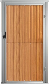 vidaXL Metall Gerätehaus 88x89cm braun