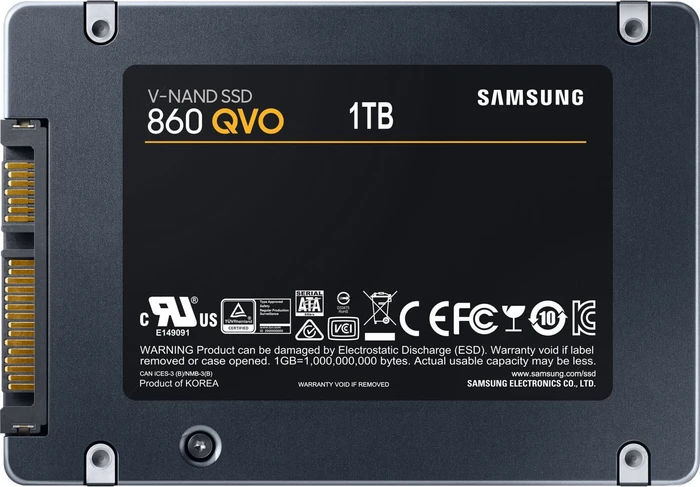 Samsung SSD 860 QVO 1TB, 2.5" / SATA 6Gb/s