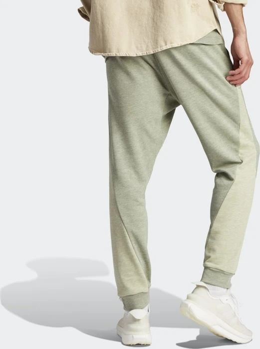 adidas Mélange Trainingshose lang olive strata mel./legacy green mel. (Herren)