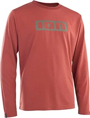 ION MTB Logo DR Trikot langarm spicy red (Junior)