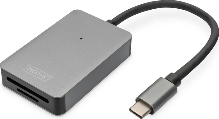 Digitus USB-C Card Reader, Dual-Slot-Cardreader, USB-C 3.0 [Stecker]